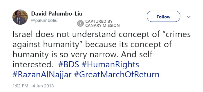 David Palumbo-Liu Twitter Jun 4 2018