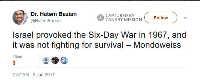 Hatem Bazian Twitter Jun 3 2017