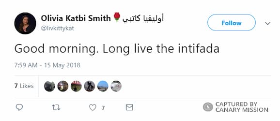 Olivia Katbi-Smith Twitter May 15 2018