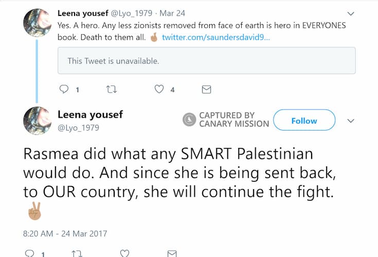 Leena Yousef Twitter Mar 24 2017