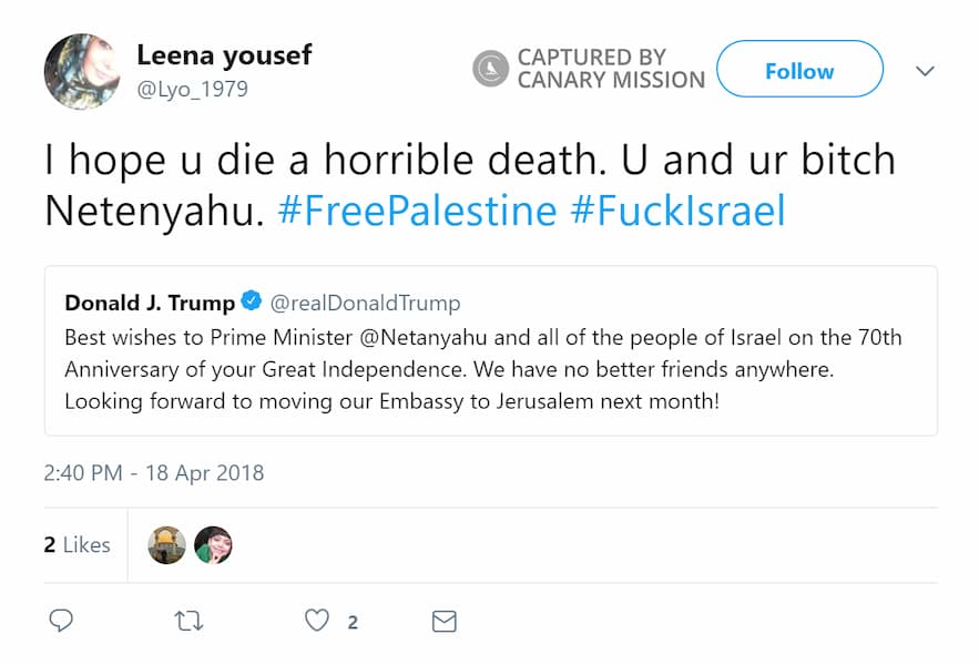 Leena Yousef Twitter Apr 18 2018