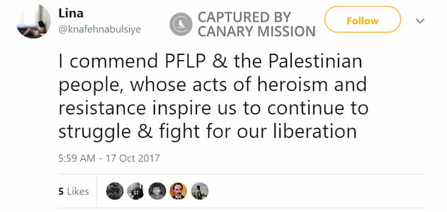 Lina Assi Twitter Oct 17 2017