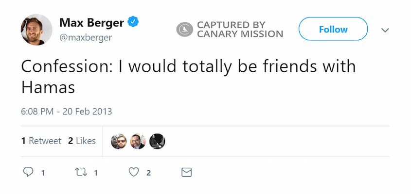 Max Berger Twitter Feb 20 2013