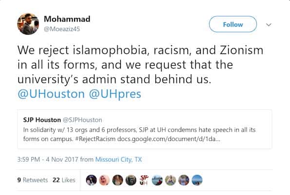 Mohammad Abdel-Aziz Twitter Nov 4 2017