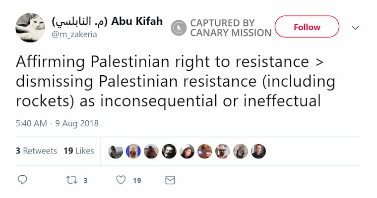 Mohammed Nabulsi Twitter Aug 9 2018