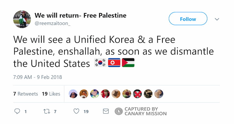 Reem Zaitoon Twitter Feb 9 2018