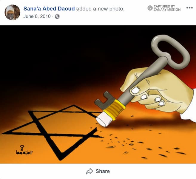 Sana Daoud Facebook Jun 8 2010