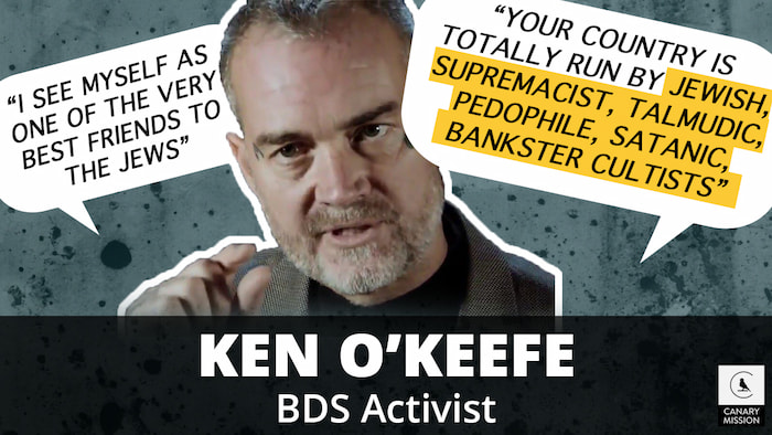 Ken O'Keefe - BDS Activist