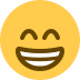 Grinning face with smiling eyes 😁