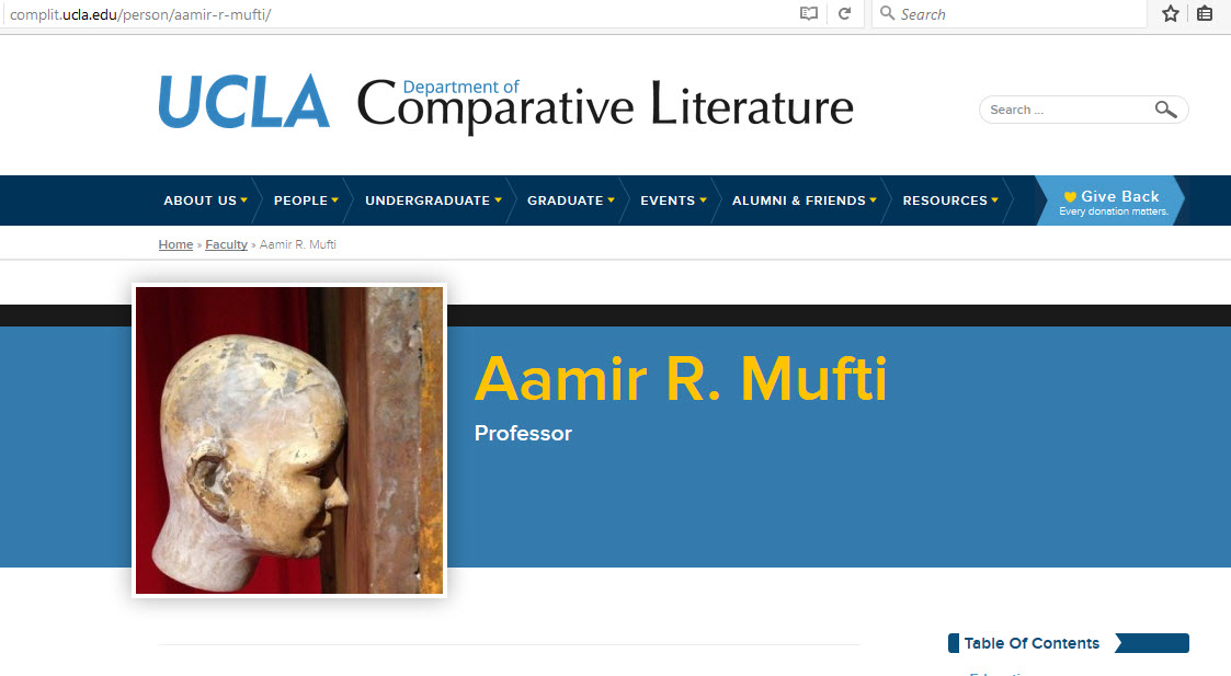 Aamir Mufti image #1