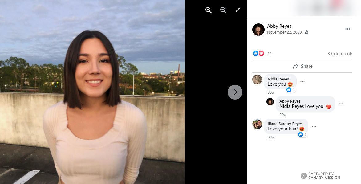 Abby Reyes, Facebook - Nov 22, 2020