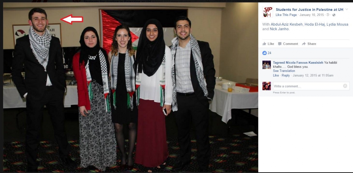 Abdul-Aziz Kesbeh, Facebook - 10 Jan 2015