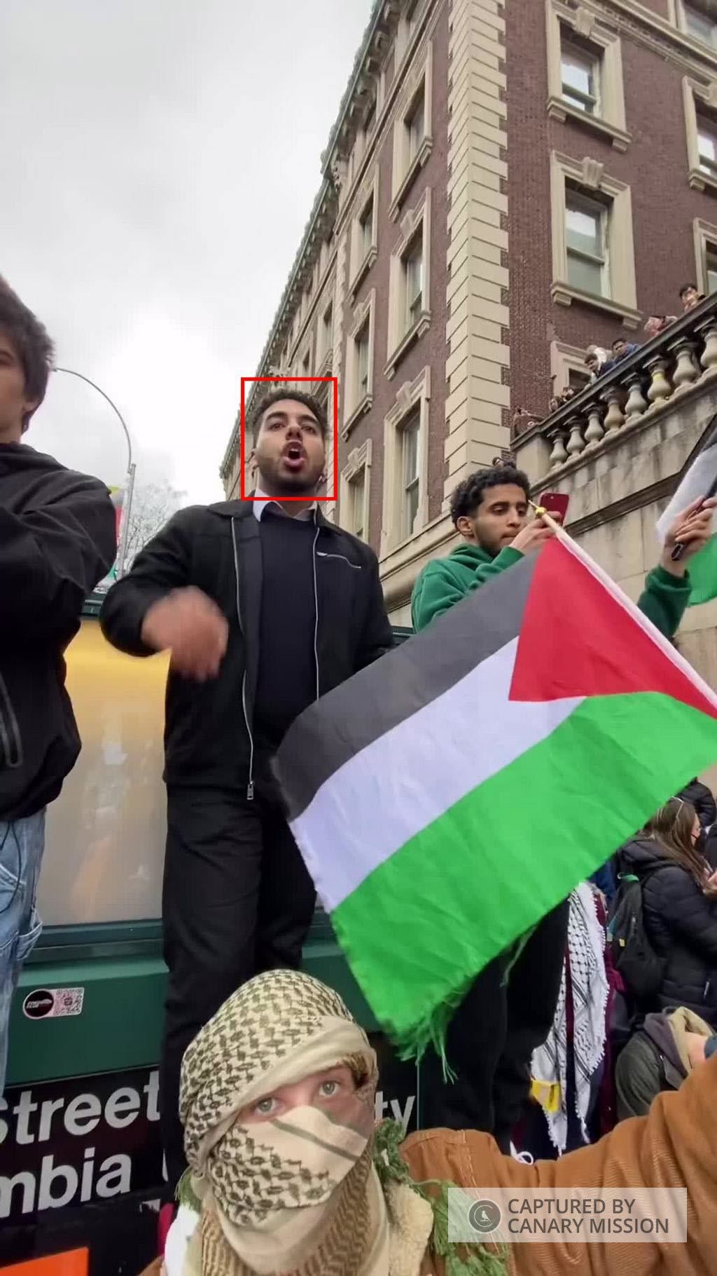Abdullah Akl’s Leading Chants at a Protest in Support of the Pro-Hamas Encampment at Columbia University