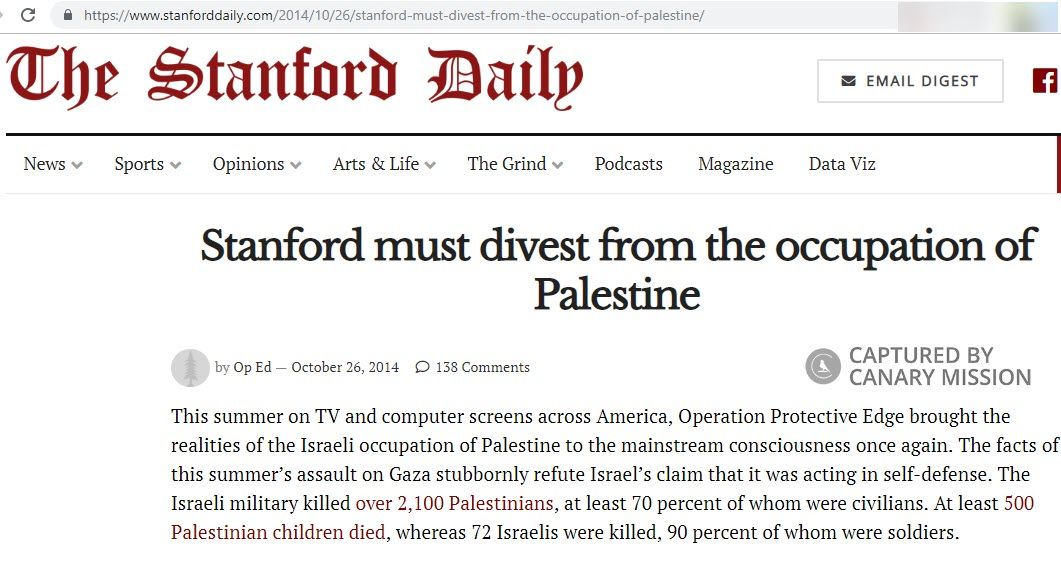 Afia Khan, stanforddaily.com - Oct 26, 2014