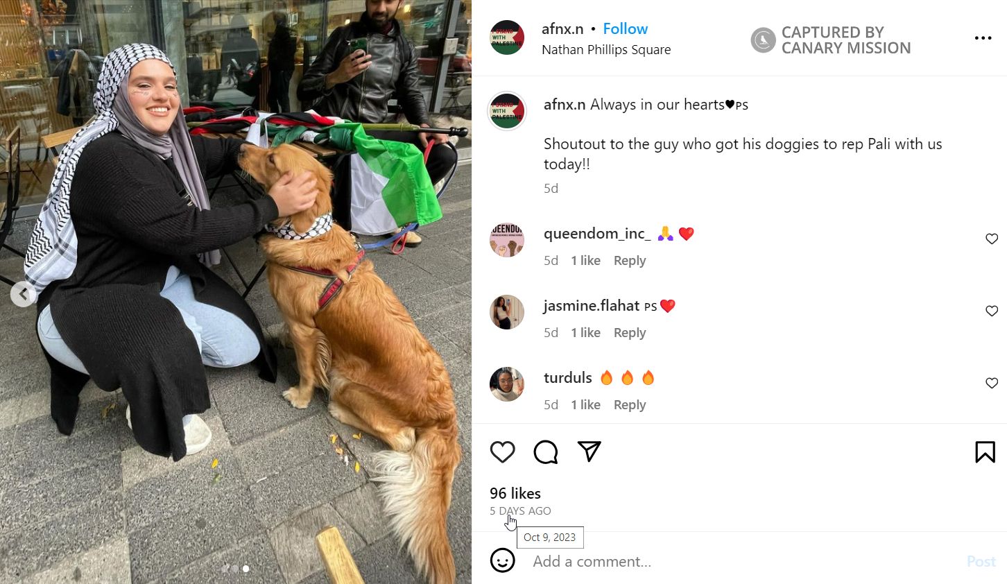Afnan Abouisteite, Instagram - Oct 9, 2023