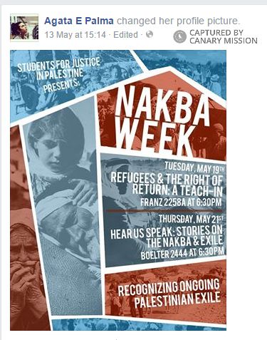 Agatha Palma, Facebook - May 13, 2015