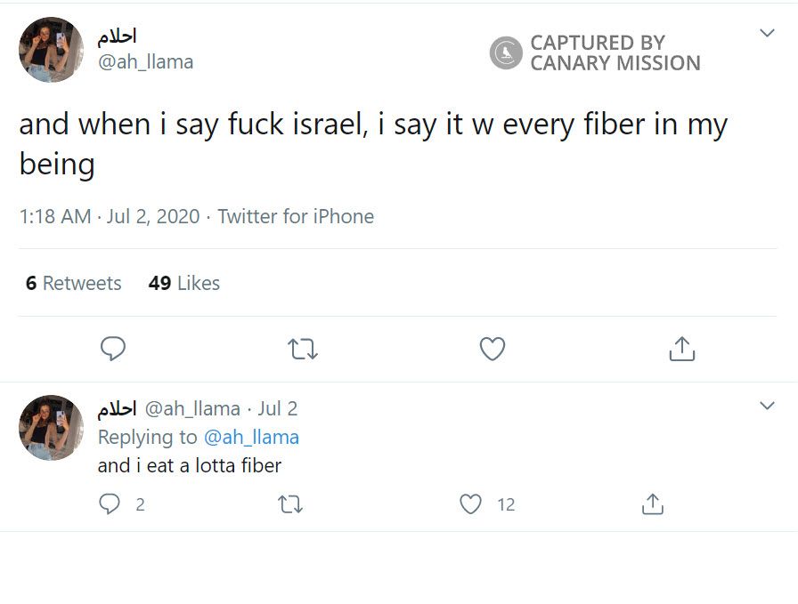 Ahlam Taha, Twitter - Jul 2, 2020