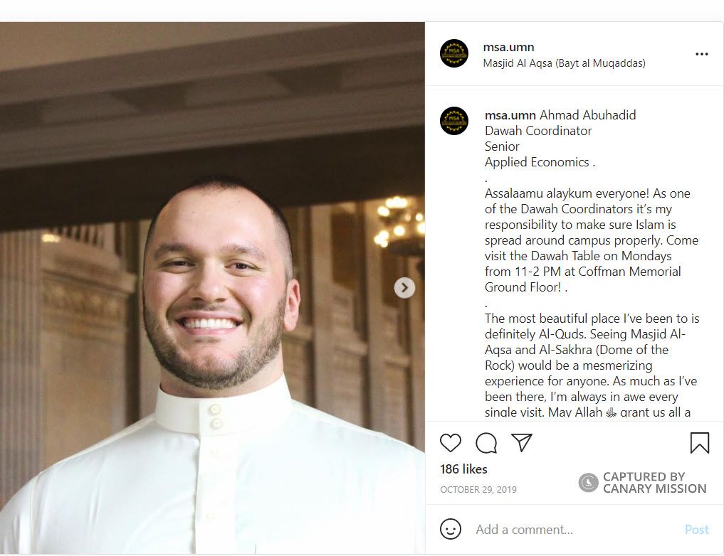 Ahmad Abuhadid, Instagram - Oct 29, 2019