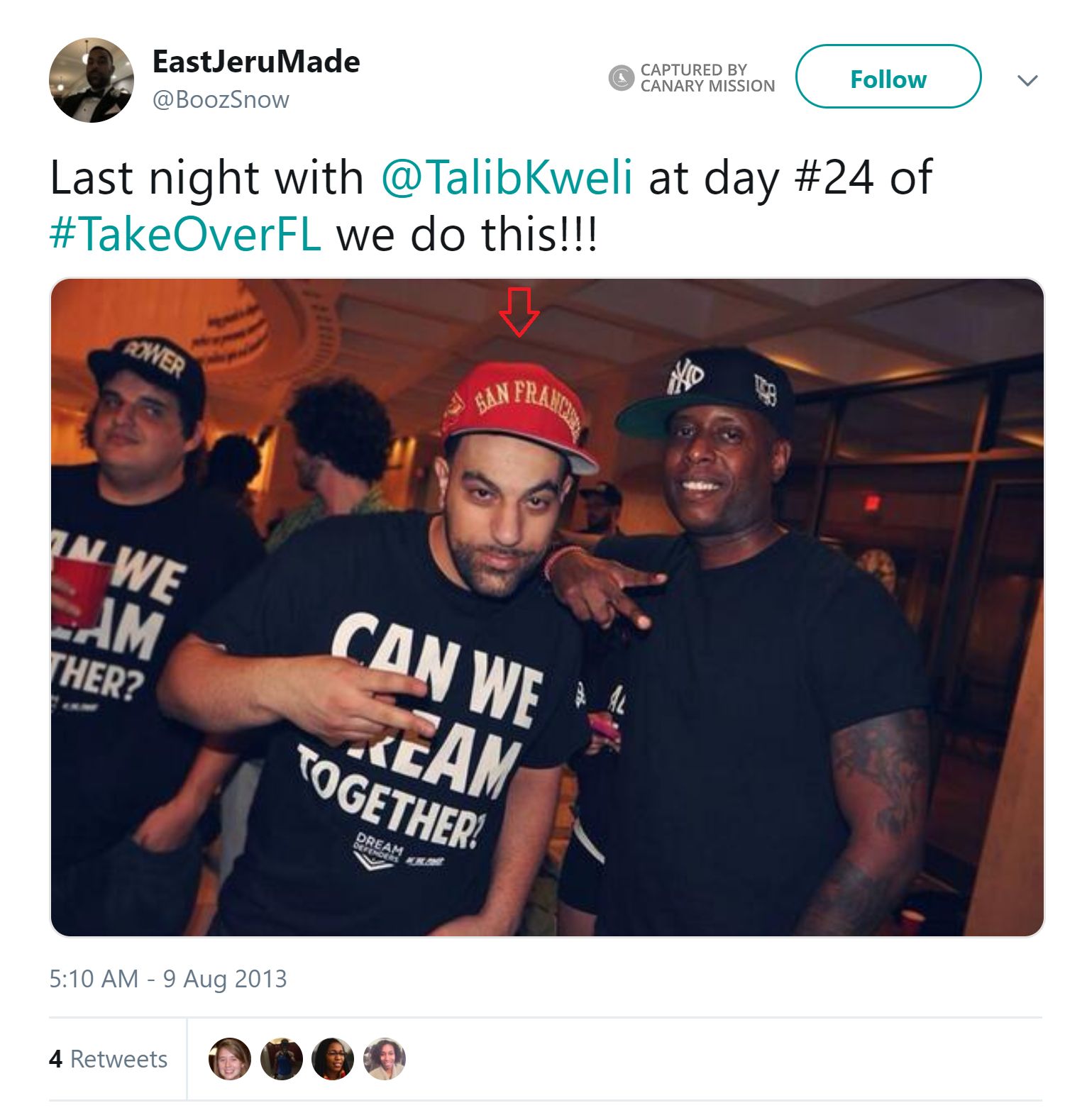 Ahmad Abuznaid, Twitter - Aug 9, 2013