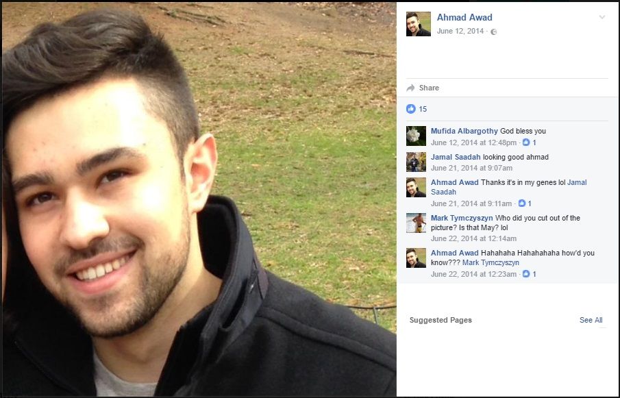 Ahmad Awad, Facebook - 12 Jun 2014