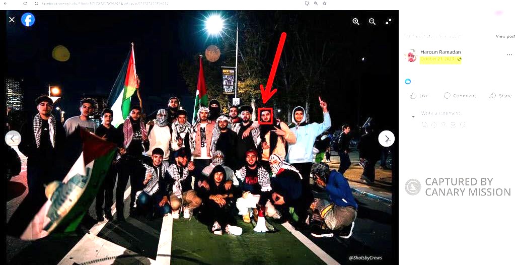 Ahmad Eid’s protest appearances, All Out for Gaza NO US Aid for Genocide 2