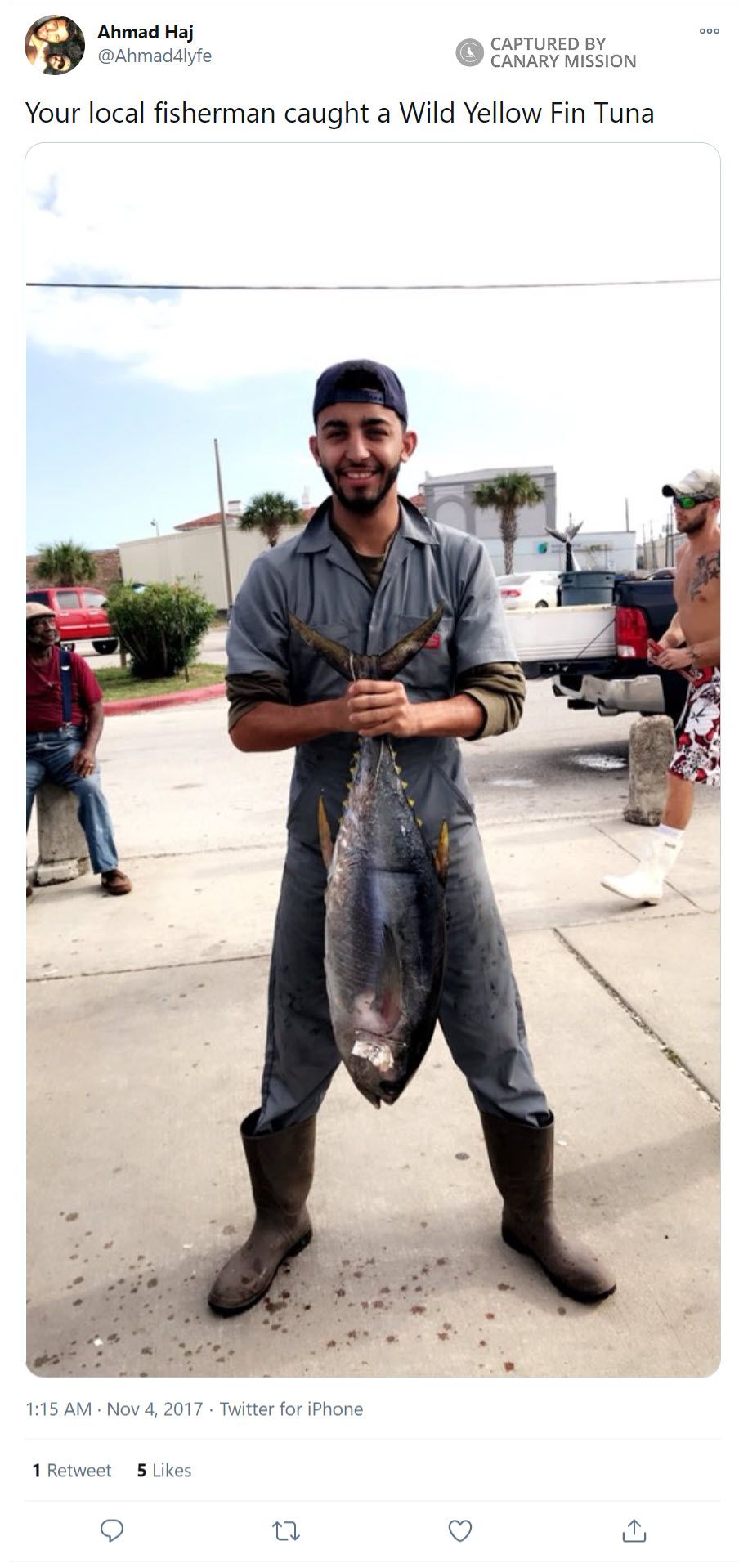 Ahmad Hajmahmoud, Twitter - Nov 4, 2017