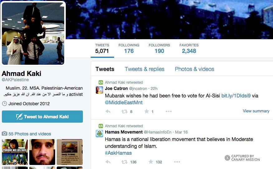 Ahmad Kaki, Twitter - Mar 16, 2015