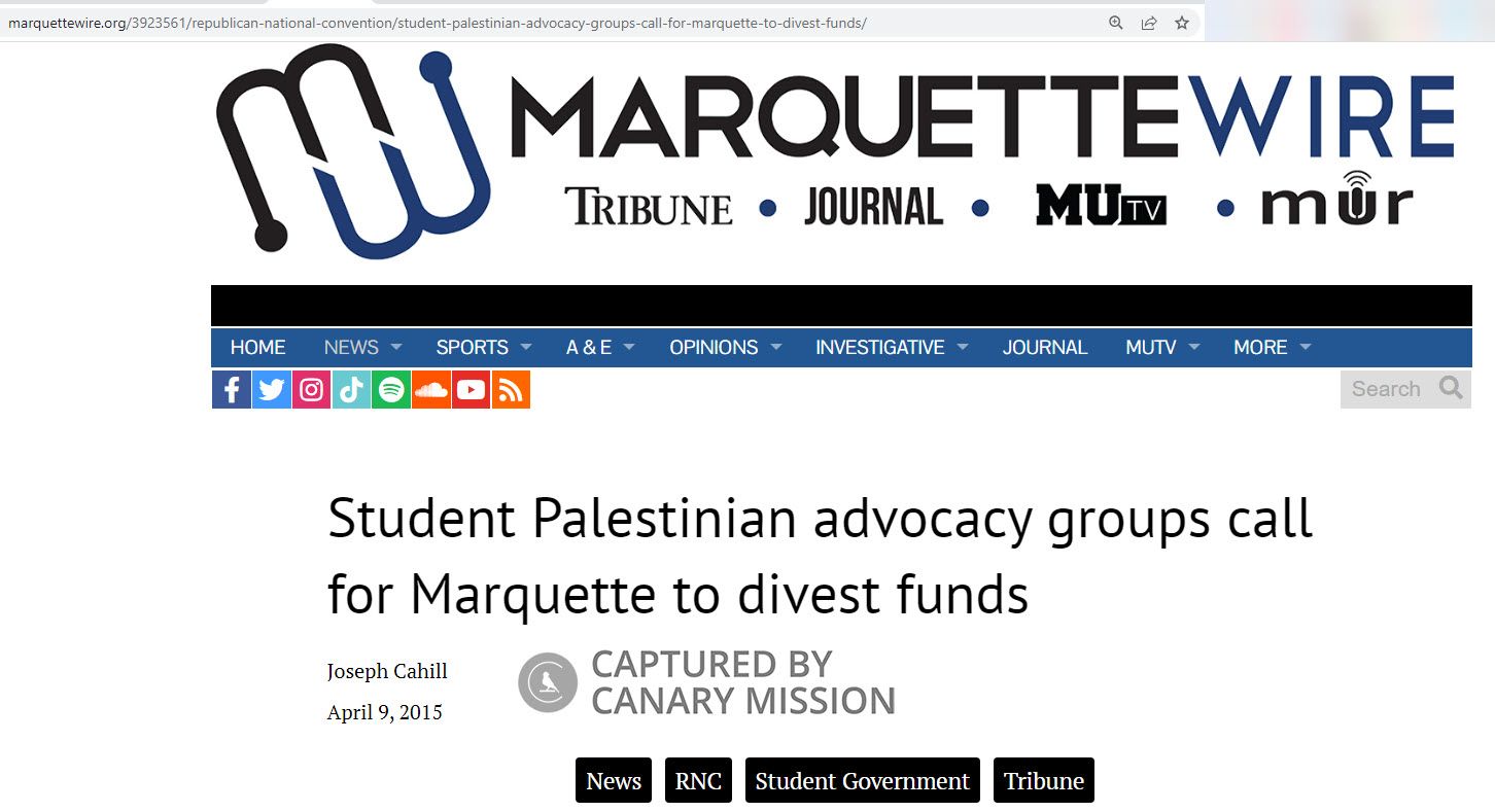 Ahmad Murrar, marquettewire.org - Apr 9, 2015