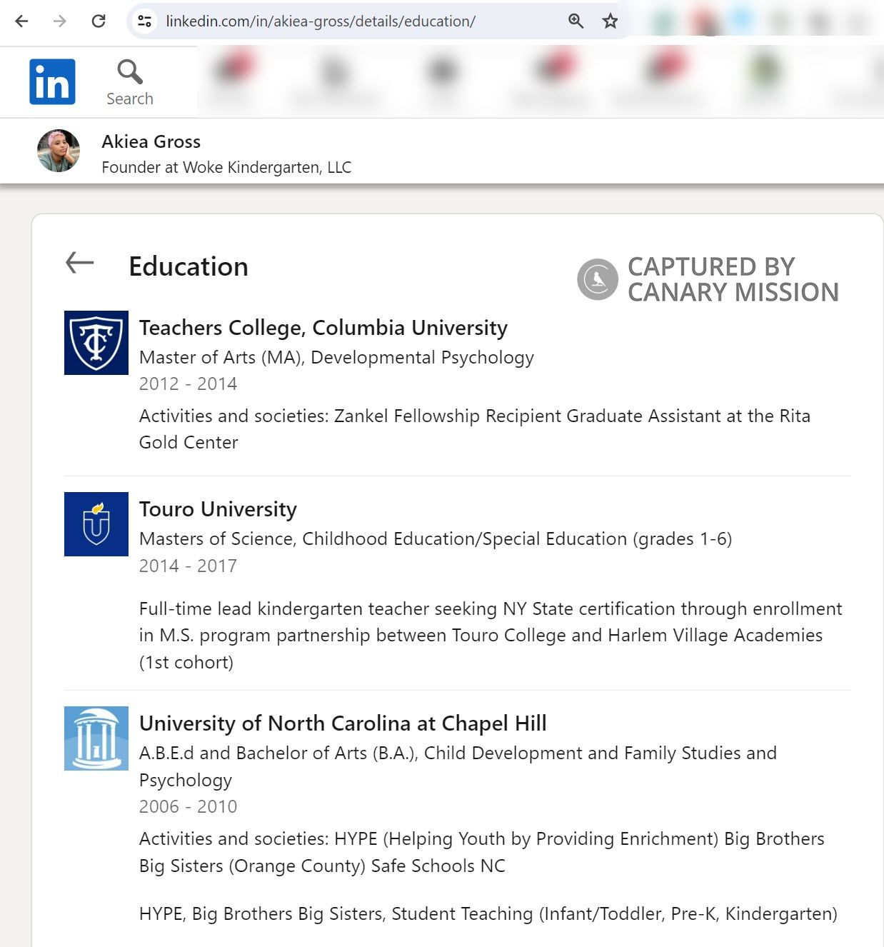 Akiea Gross, LinkedIn - Feb 12, 2024