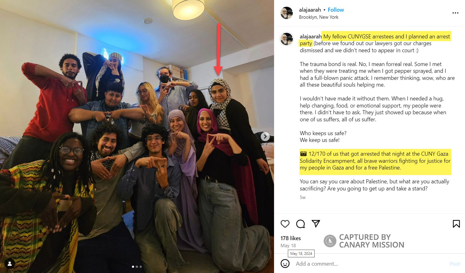 Ala Jaarah, Instagram - May 18, 2024