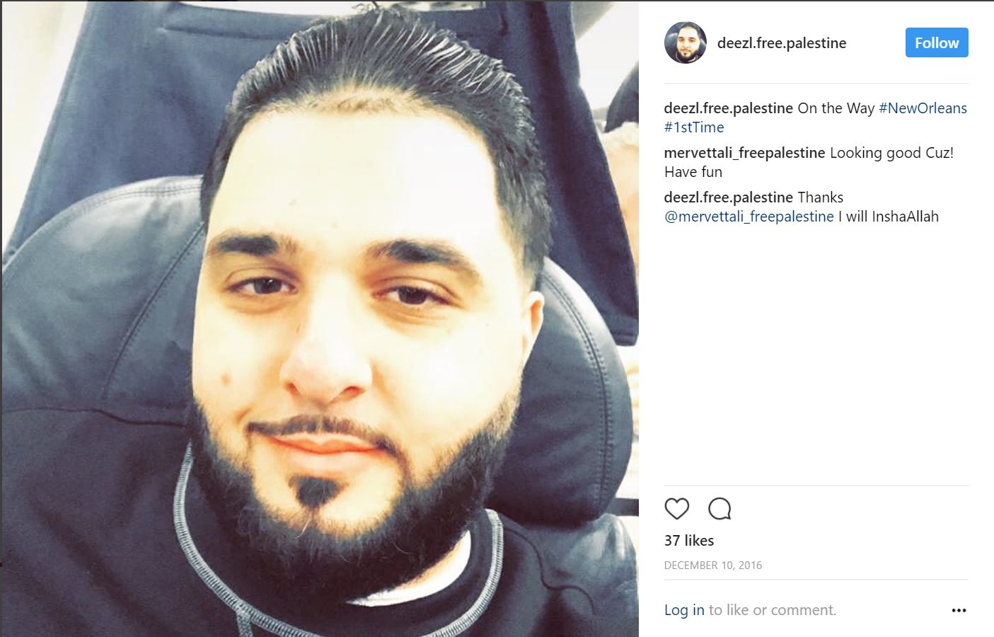 Ala'a El-Dean Kahook, Instagram - Dec 10, 2016