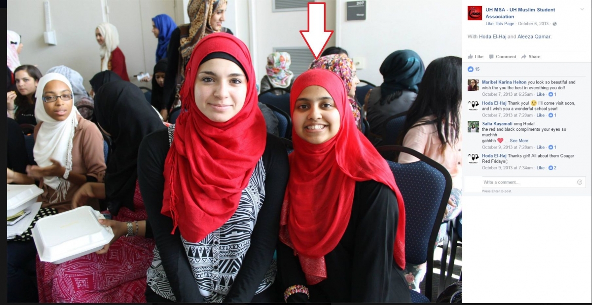 Aleeza Qamar, Facebook - 6 Oct 2013