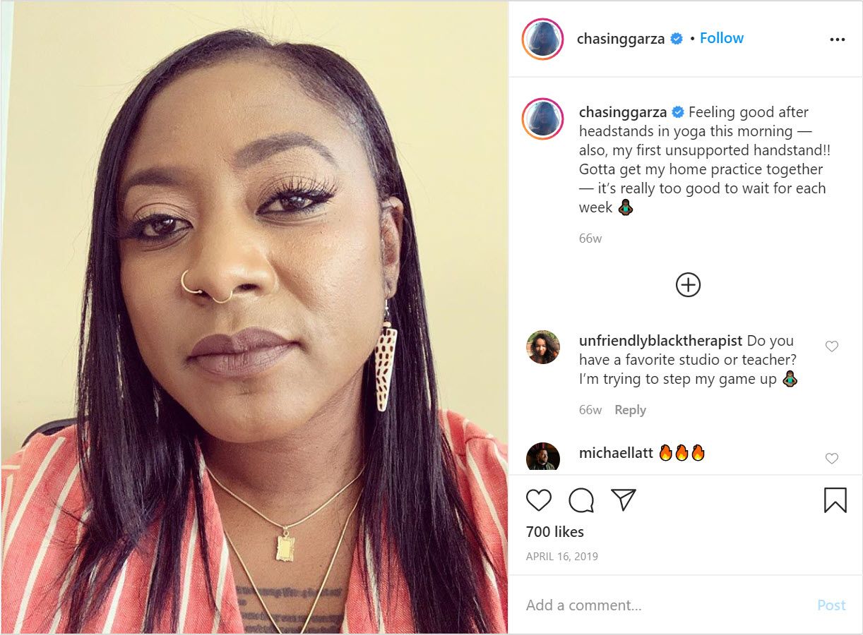Alicia Garza, Instagram - Apr 16, 2019