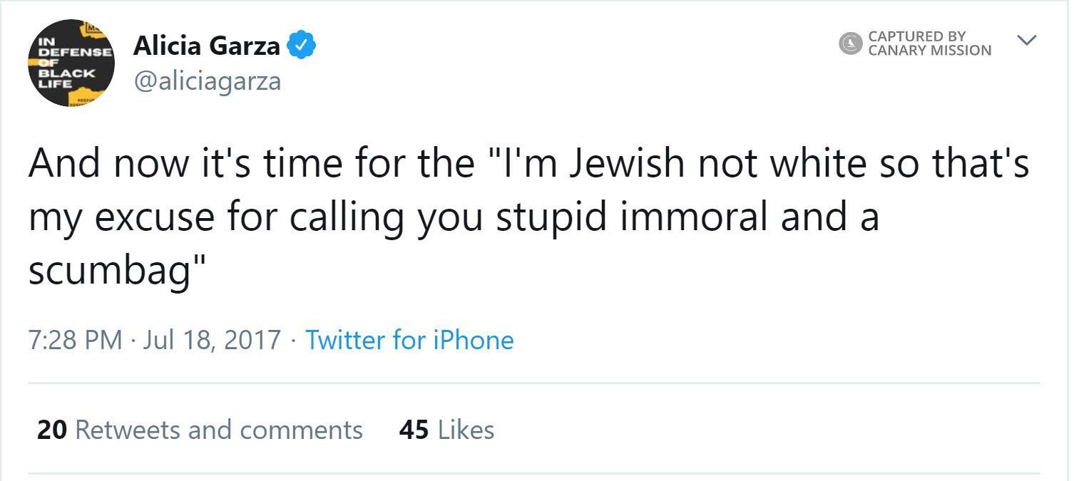 Alicia Garza, Twitter - Jul 18, 2017