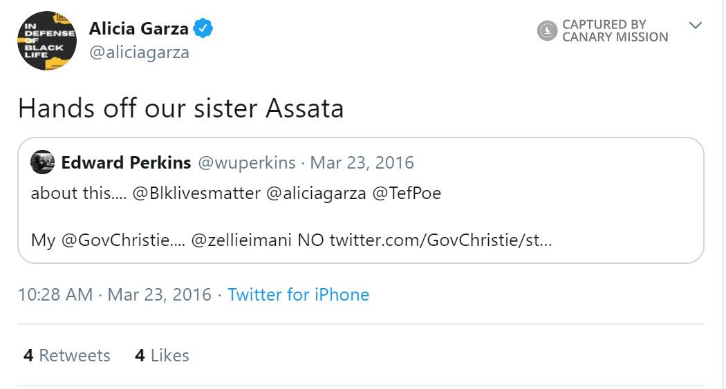 Alicia Garza, Facebook - Mar 23, 2016