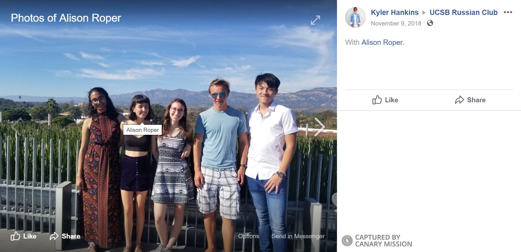 Alison Roper, Facebook - Nov 9, 2018