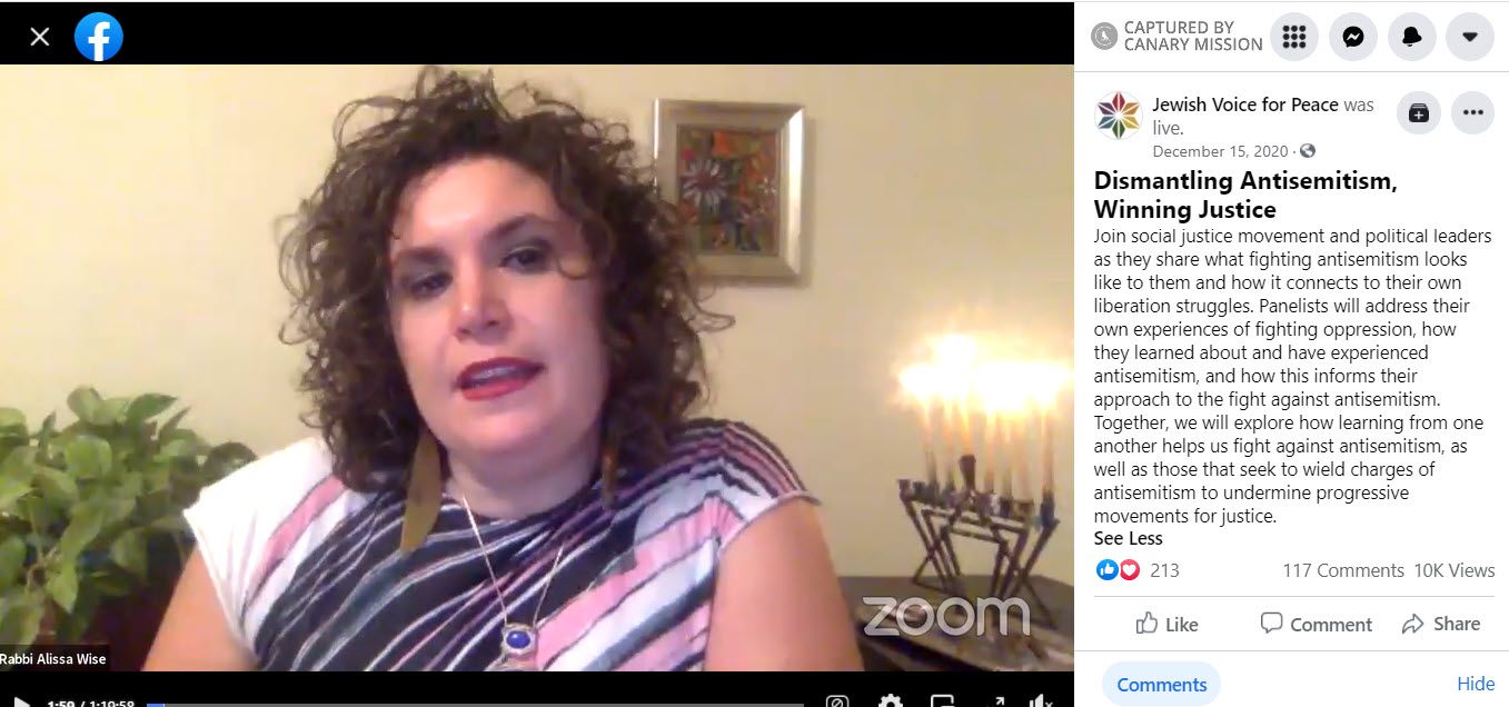 Alissa Wise, Facebook - Dec 15, 2020