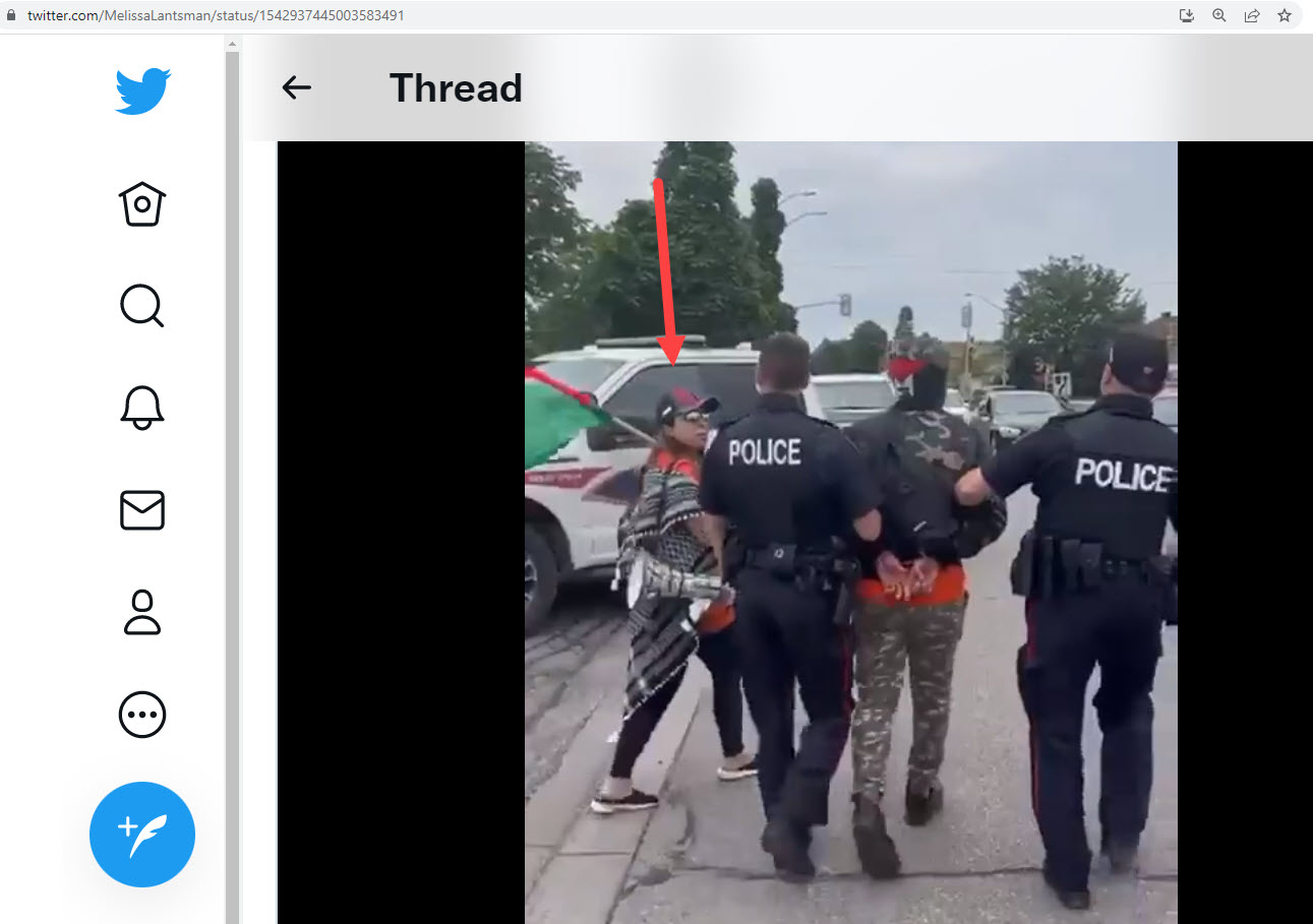 Aliya Hasan, fighting with police