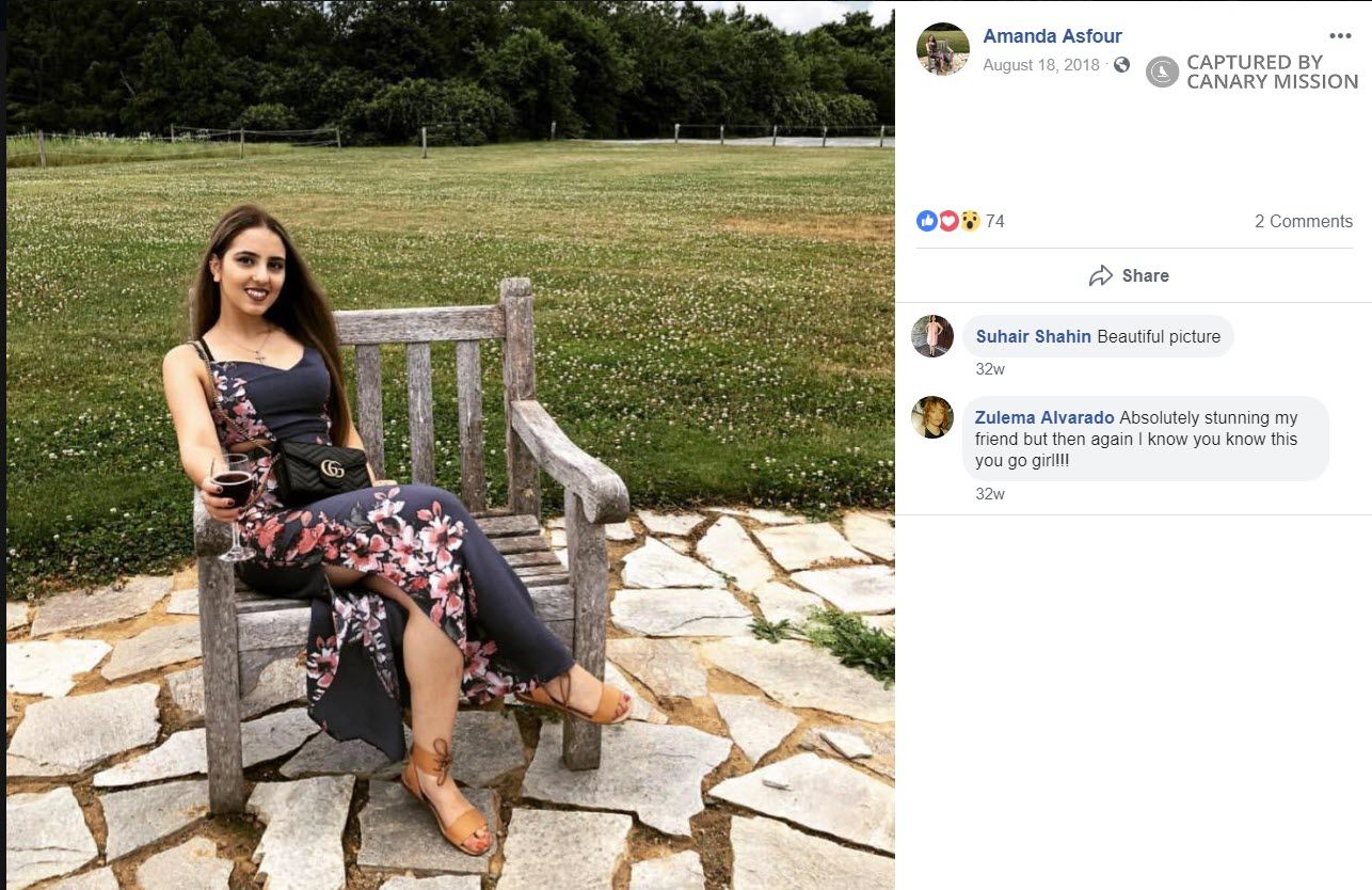 Amanda Asfour, Facebook - Aug 18, 2018