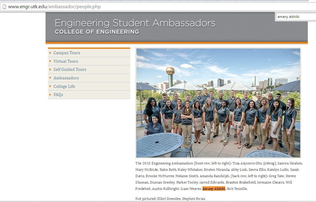 Amany Alshibi, engr.utk.edu - 31 Aug 2016