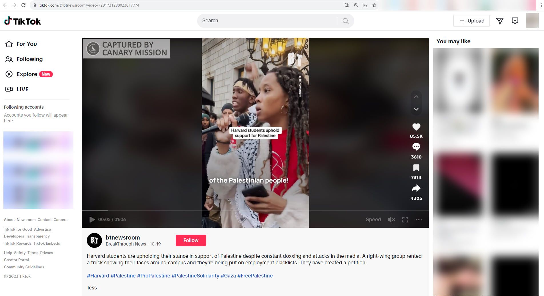 Amari Butler, TikTok - Oct 19, 2023