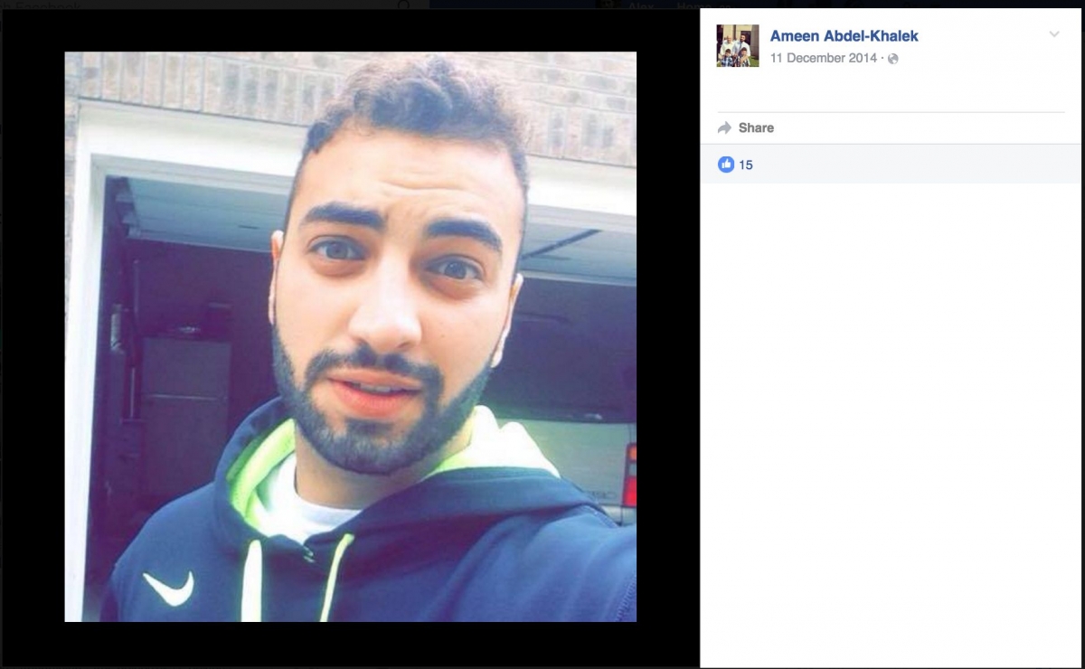 Ameen Abdel-Khalek, Facebook - 11 Dec 2014