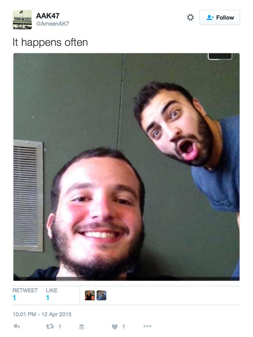Ameen Abdel-Khalek, Twitter - 12 Apr 2015