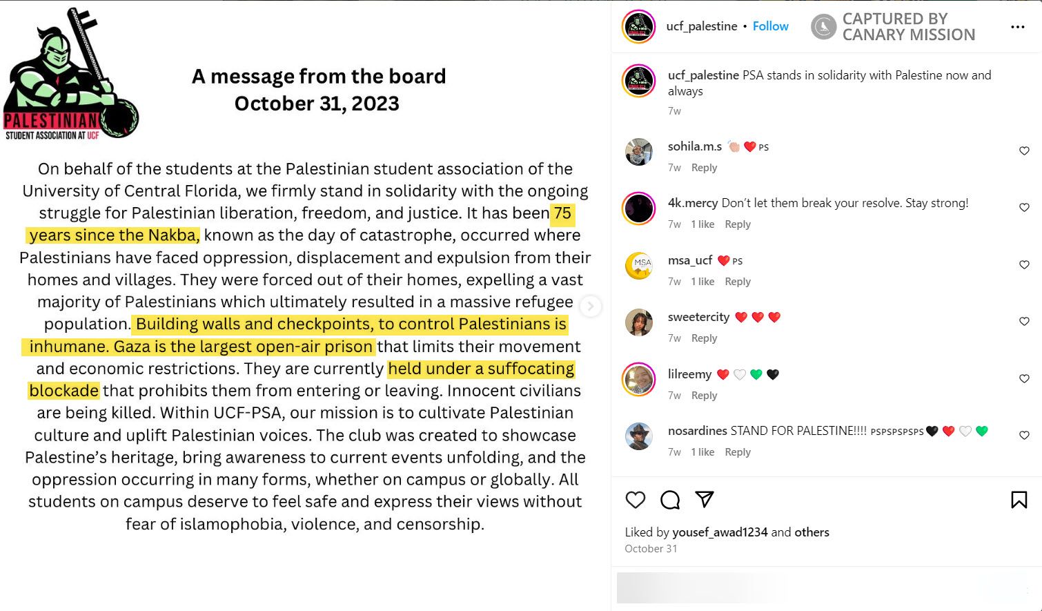 Ameer Abunabaa, Instagram - Oct 31, 2023