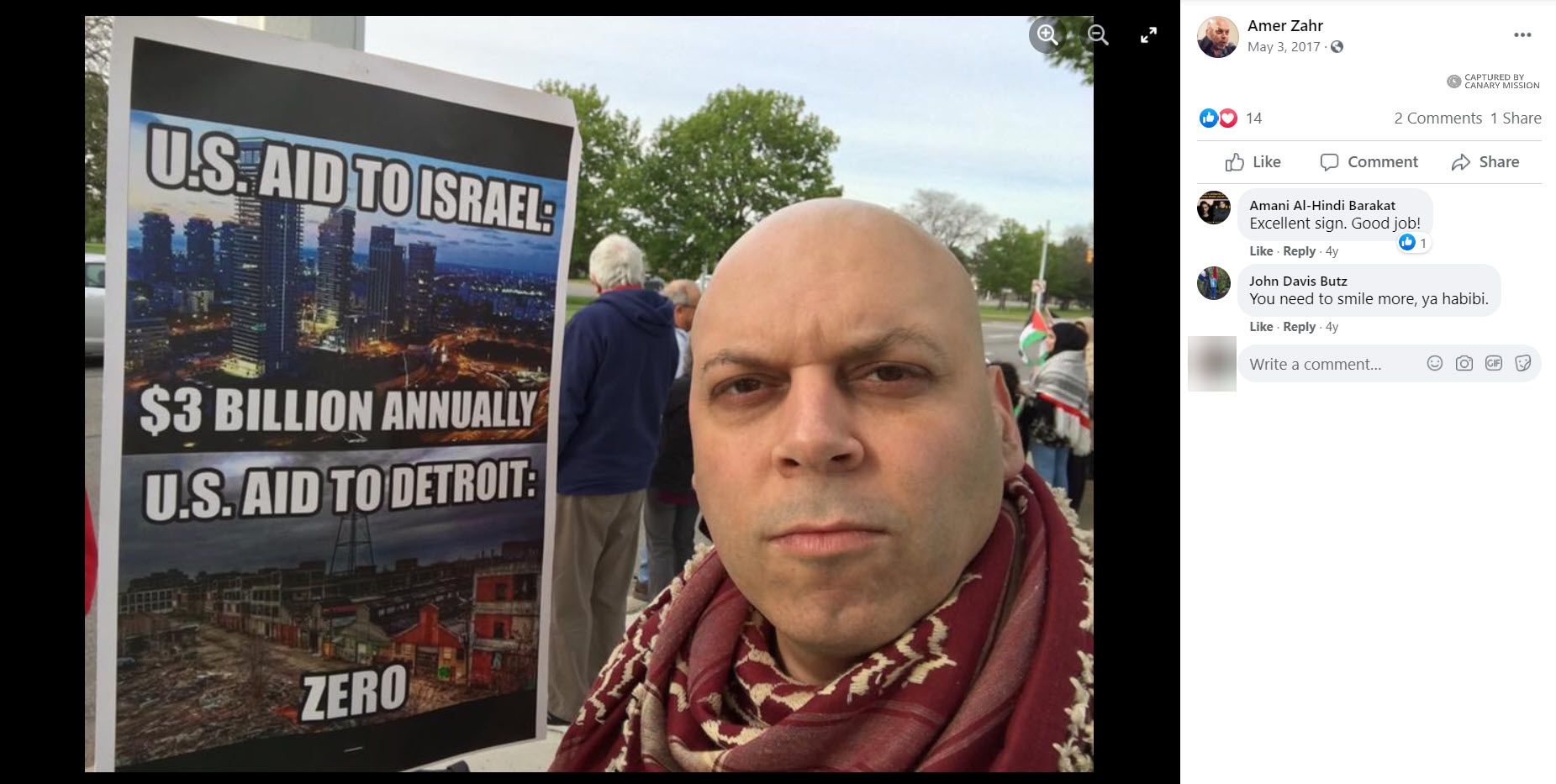 Amer Zahr, Facebook - Mar 3, 2017