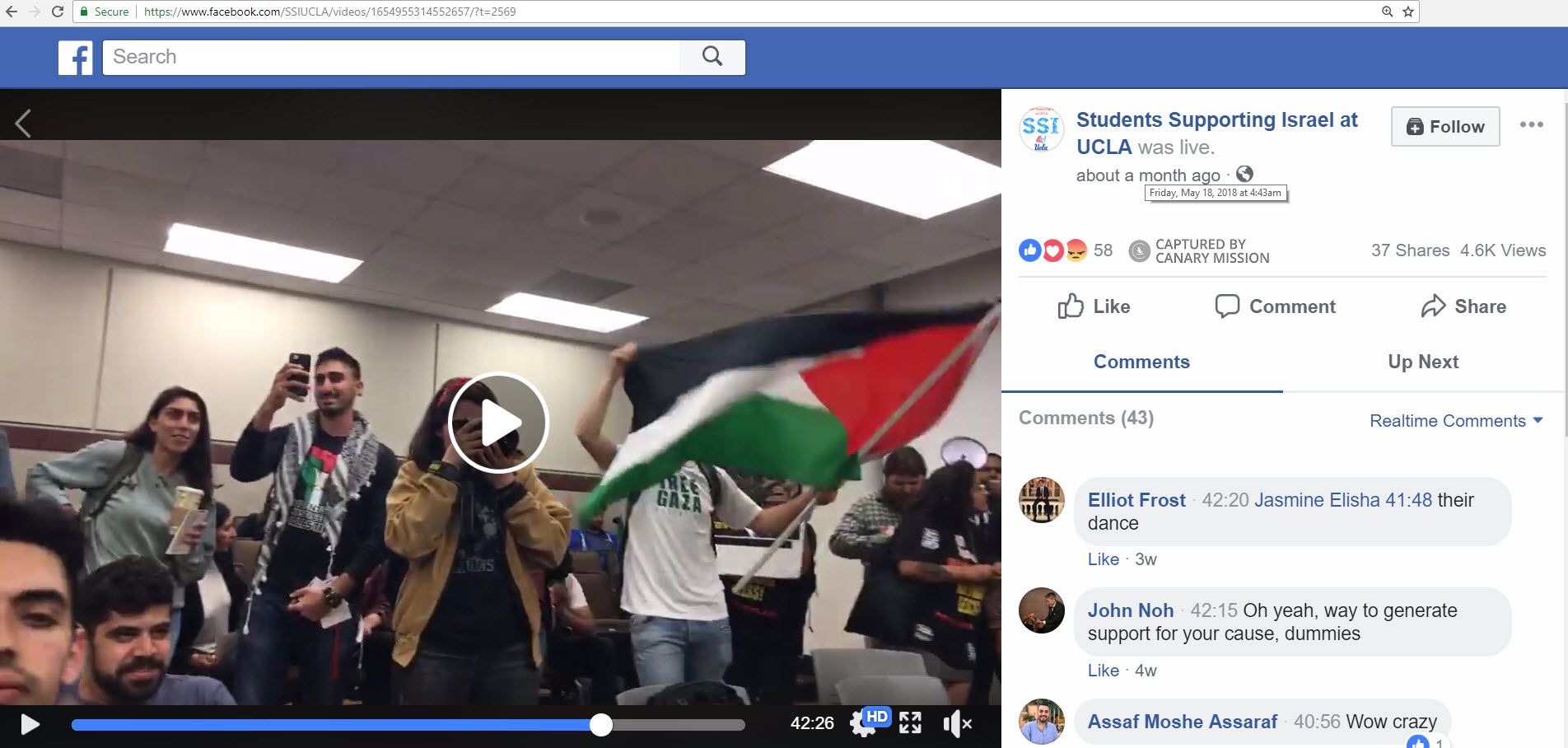 Amneh Yacoub, Facebook - May 18, 2018