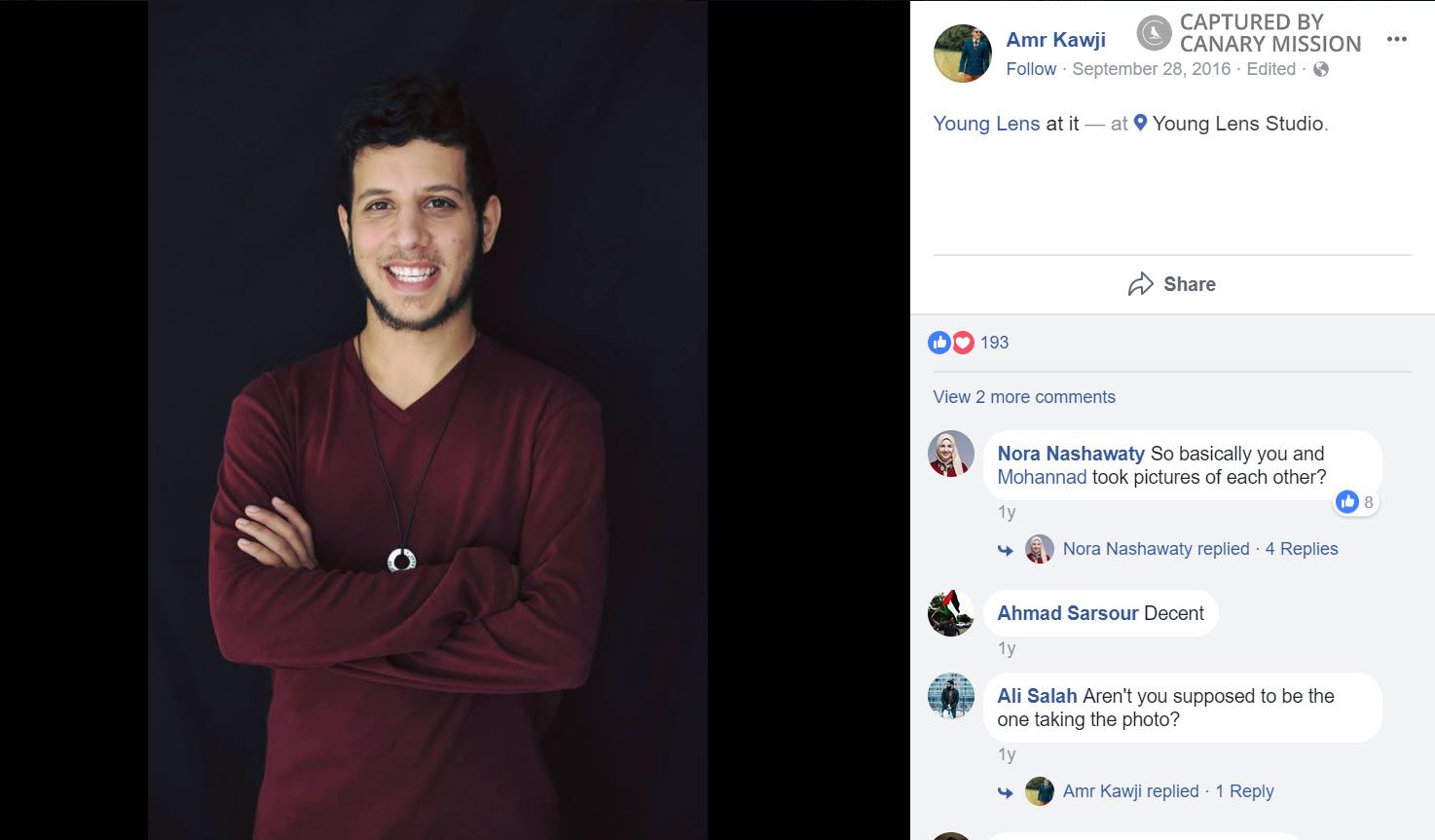 Amr Kawji, Facebook - Sep 28, 2016