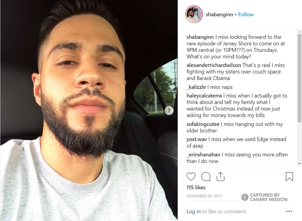 Anas Shabaneh, Instagram - Nov 26, 2017