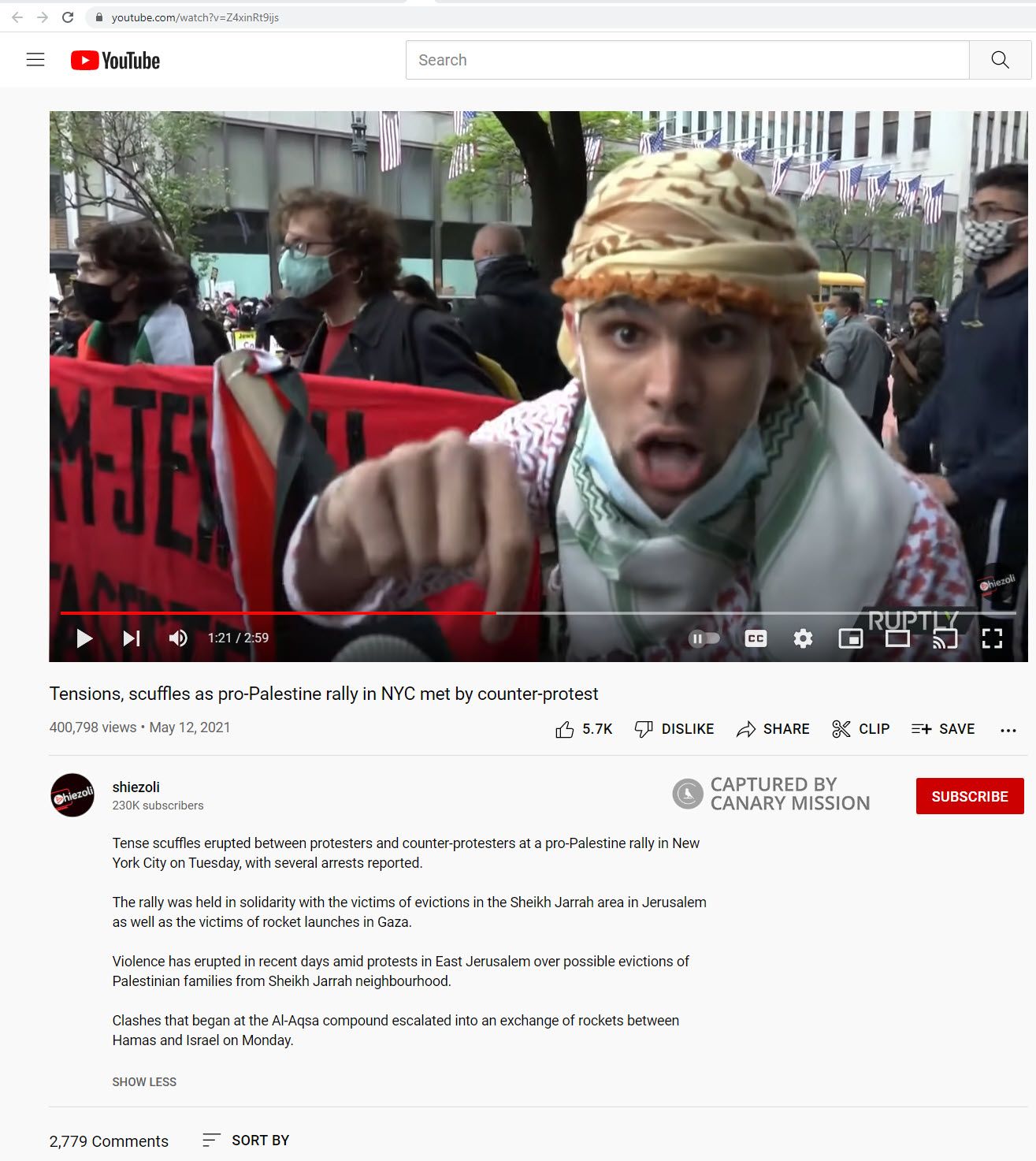 Anas Shuaib, Youtube - May 12, 2021