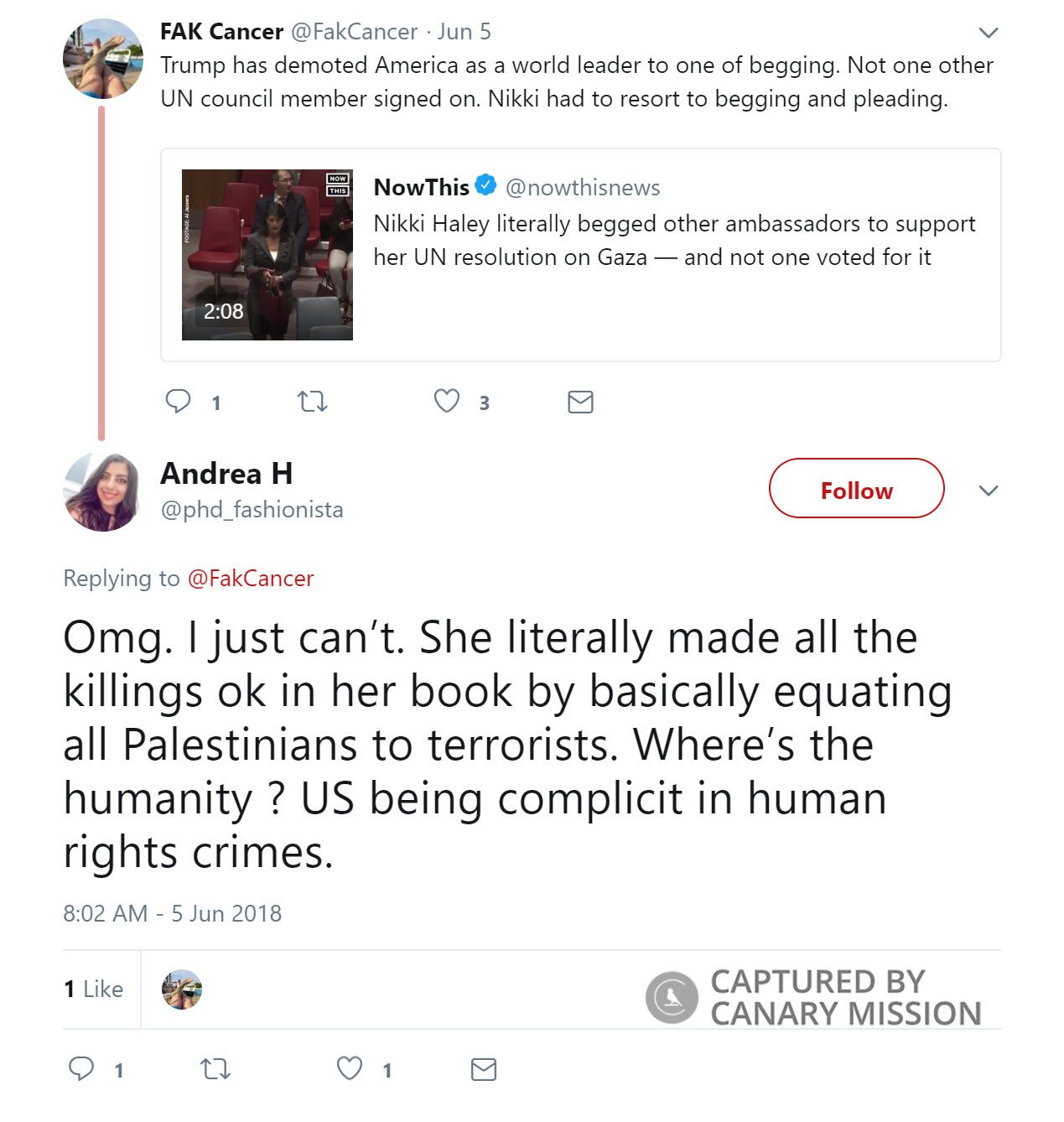 Andrea Hadjikyriacou, Twitter - Jun 5, 2018